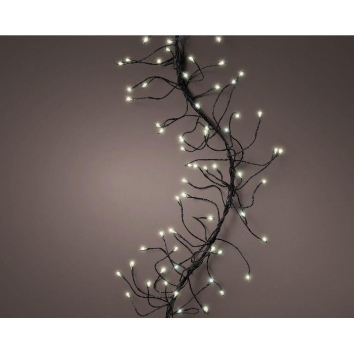 LUCI GRAPPOLO 1440 LED FILO NERO L.900